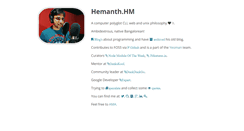 Desktop Screenshot of h3manth.com
